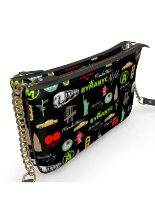 BYMANYC Noir Couture Designer Bag - Luxury Black Handmade New York Collection - Style Queenz