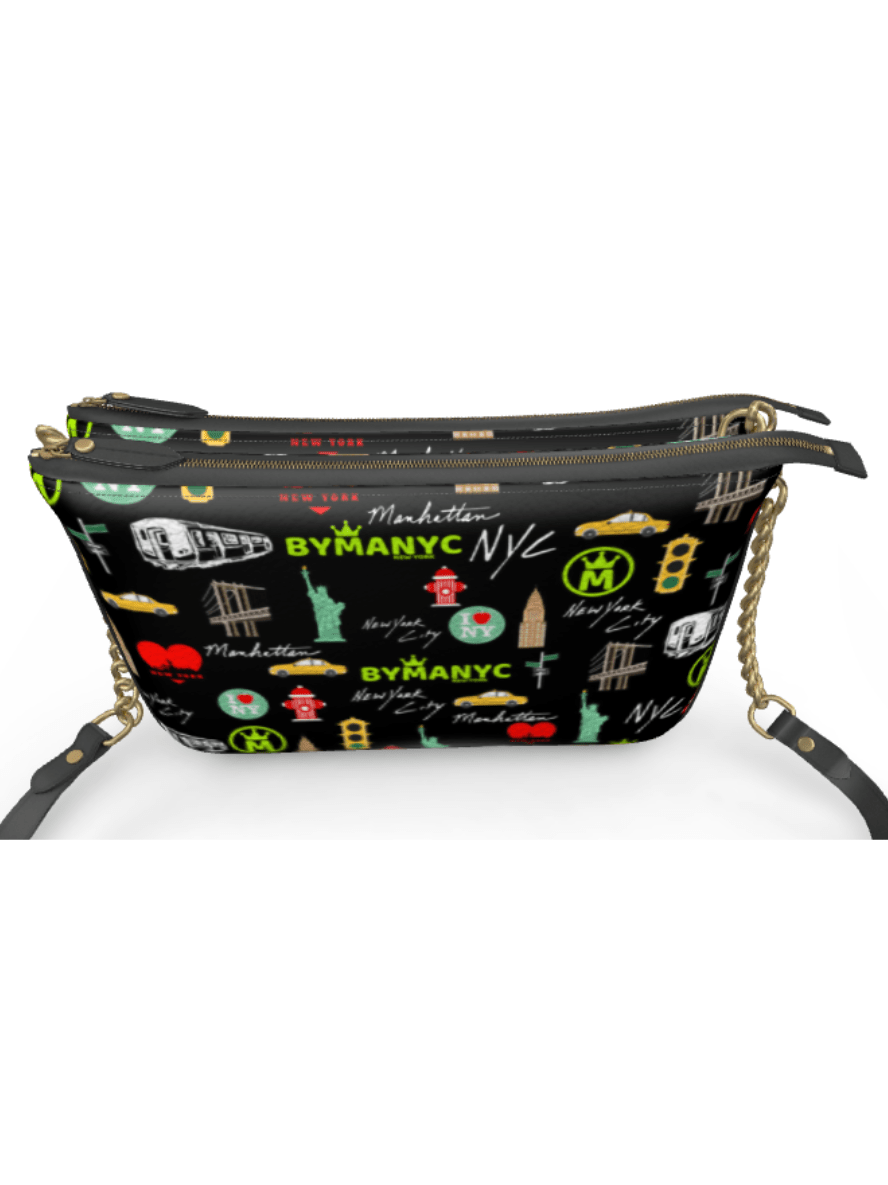 BYMANYC Noir Couture Designer Bag - Luxury Black Handmade New York Collection - Style Queenz