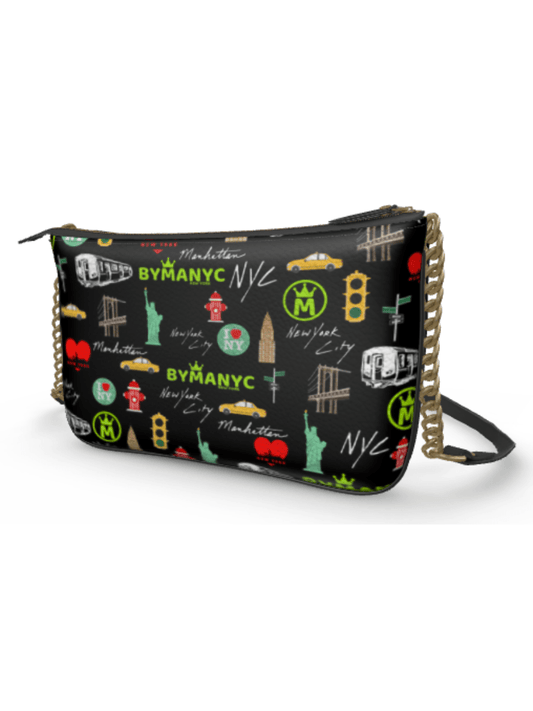 BYMANYC Noir Couture Designer Bag - Luxury Black Handmade New York Collection - Style Queenz