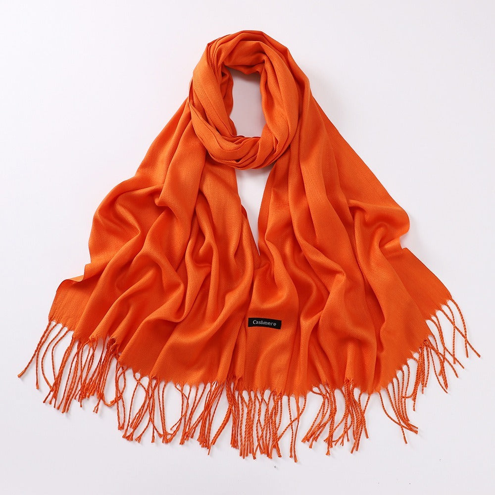 Women's Soft Cashmere-Feel Long Scarf