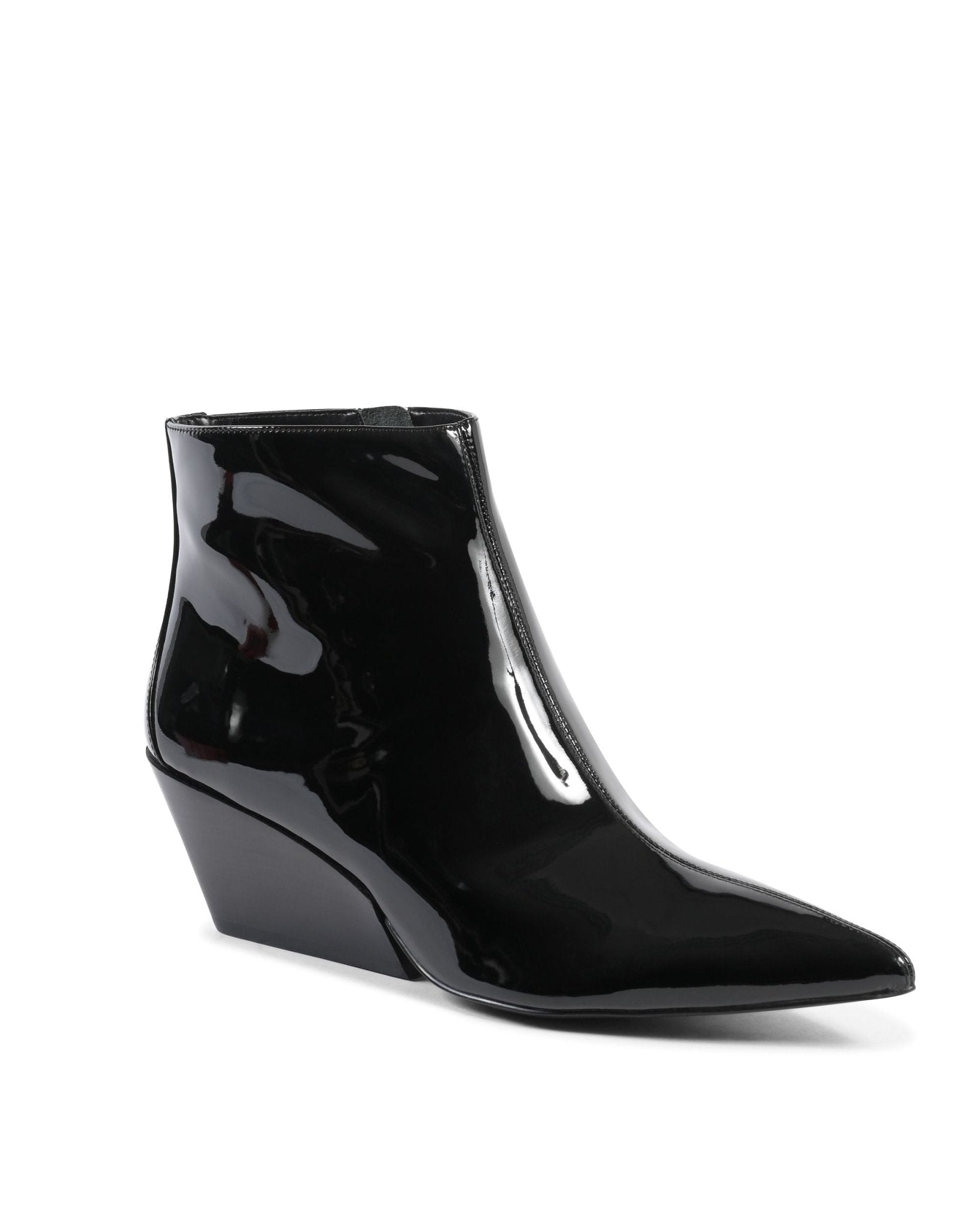 Calvin Klein Women's Ankle Boot Black - Premium Leather Boots - Style Queenz