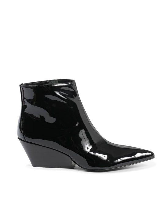 Calvin Klein Women's Ankle Boot Black - Premium Leather Boots - Style Queenz