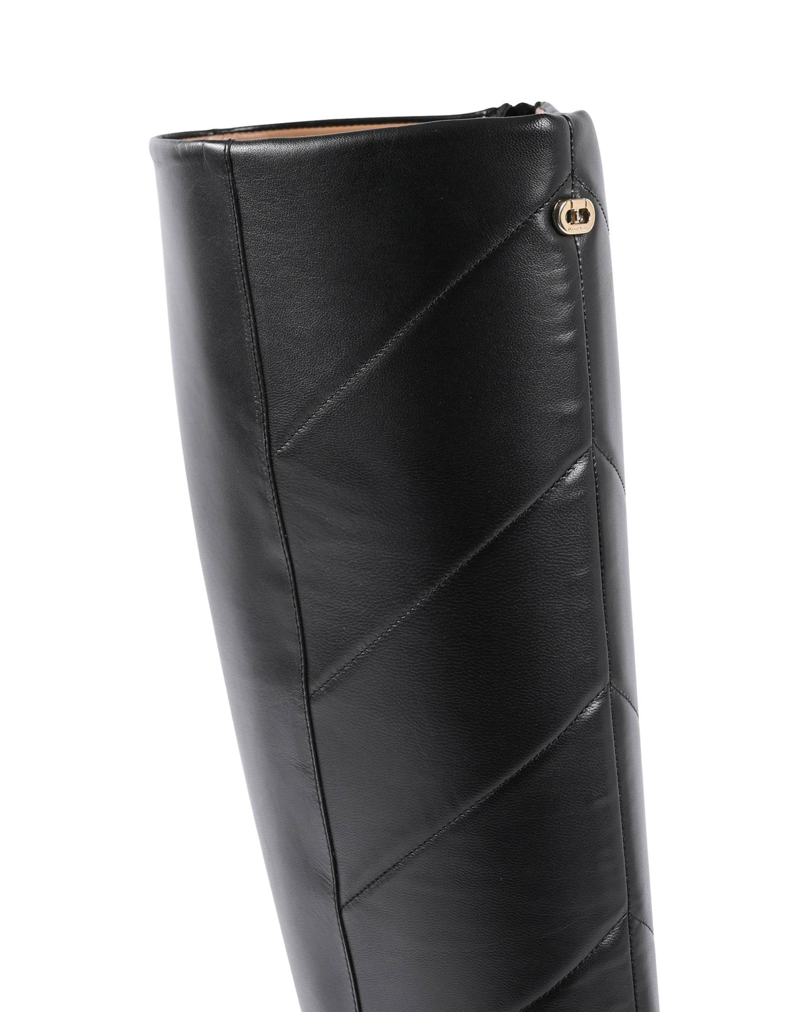 Camilla High Boot - Black Designer Leather High Boots - Style Queenz