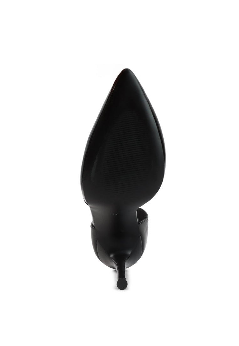 Candy Cane Patent High Heel Pumps - Color Block Stiletto Shoes - Style Queenz