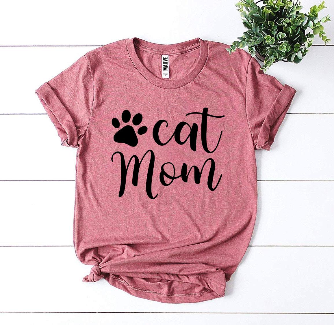 Cat Mom T-Shirt - Premium Cotton Funny Cat Mama Gift - Style Queenz