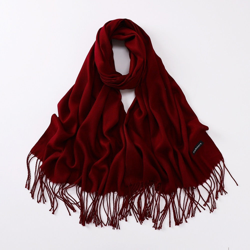 Women's Soft Cashmere-Feel Long Scarf