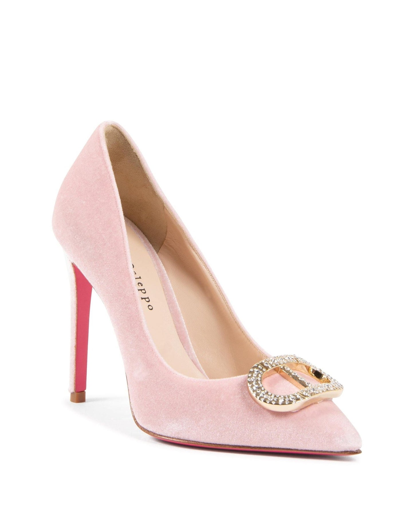 Cindarella Velvet Pump - Black Italian High Heels with Pink Sole | Women's Luxury Footwear - Style Queenz