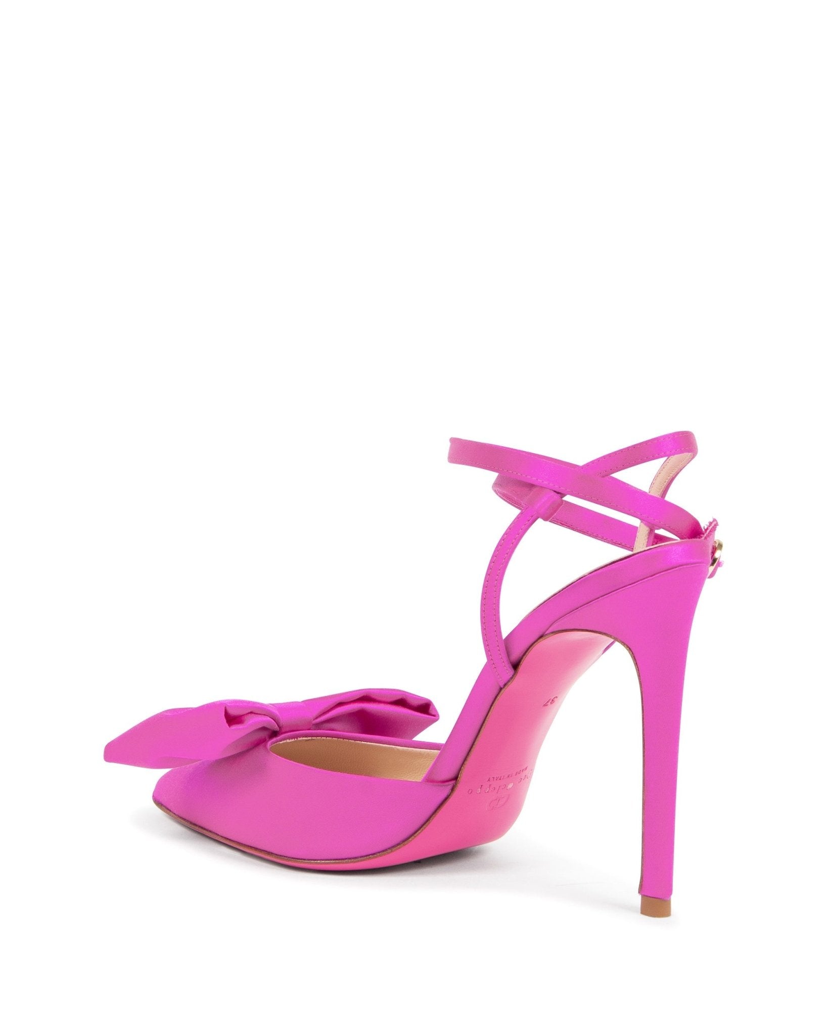 Cocktail Time Pump - Italian Satin Stiletto Heels - Style Queenz