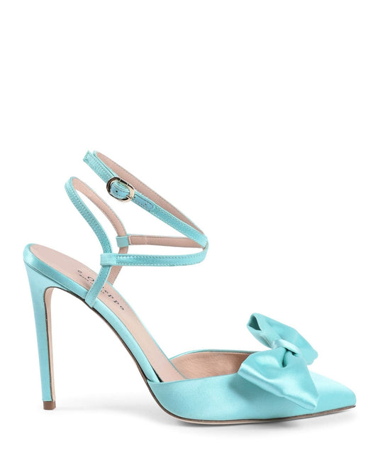 Cocktail Time Tiffany Satin Pump Heels - 10cm Stiletto - Italian Made Evening Shoes - Style Queenz