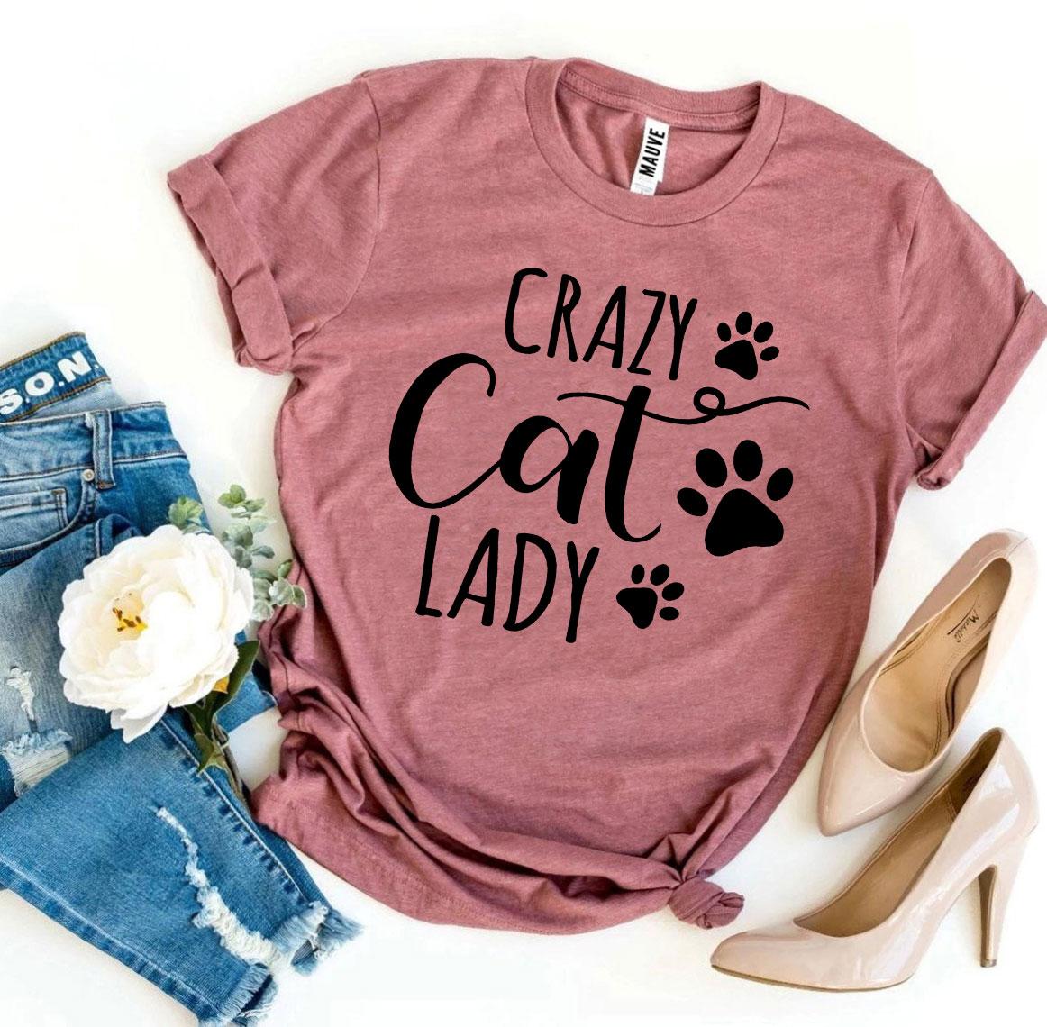 Crazy Cat Lady T-Shirt - Premium Cotton Funny Cat Lover Gift - Style Queenz