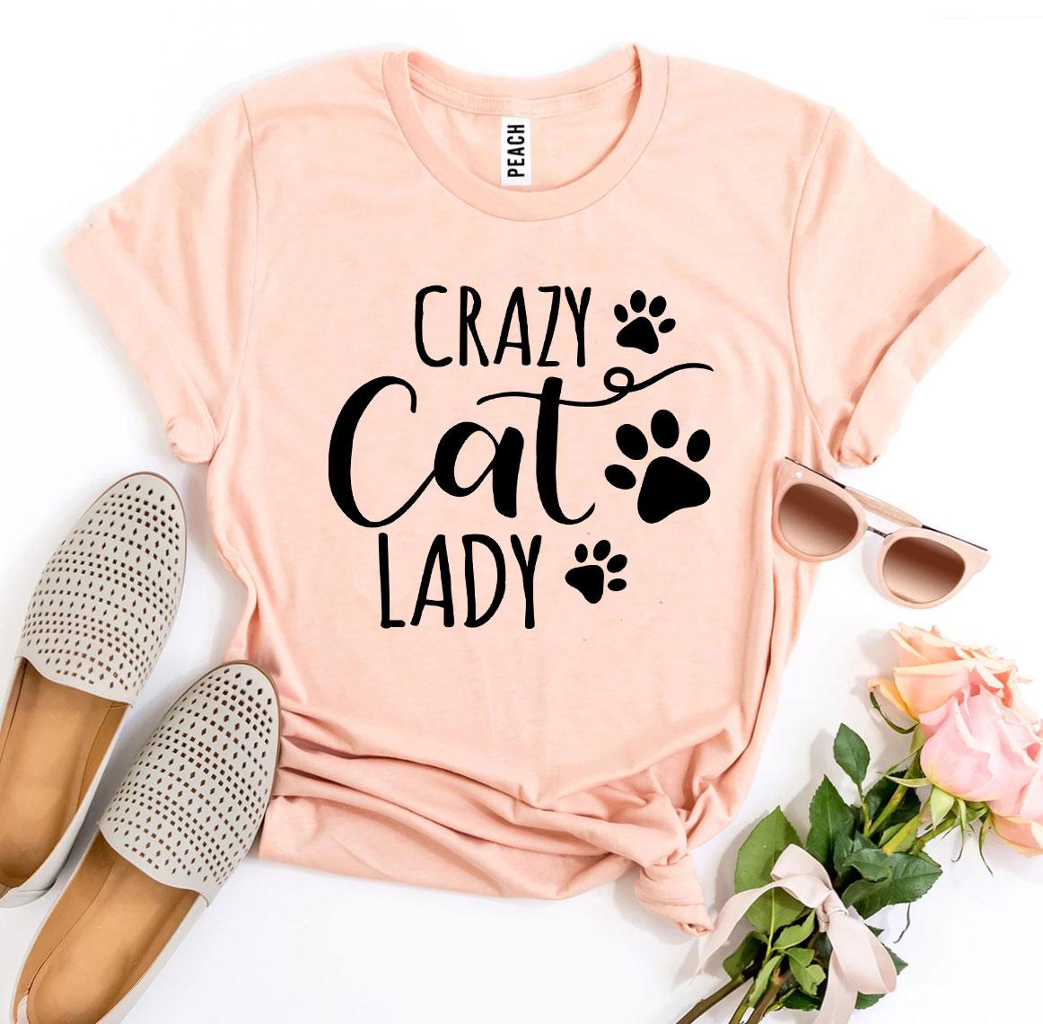 Crazy Cat Lady T-Shirt - Premium Cotton Funny Cat Lover Gift - Style Queenz