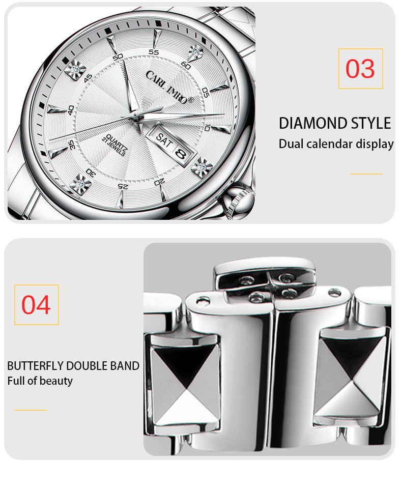 CRLi Canton CZPrimo - Premium Swiss Movement Watch with Sapphire Glass - Style Queenz