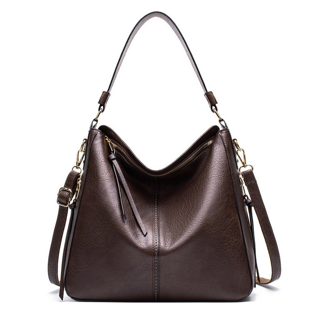 Women's Hobo Shoulder Bag with Crossbody Strap