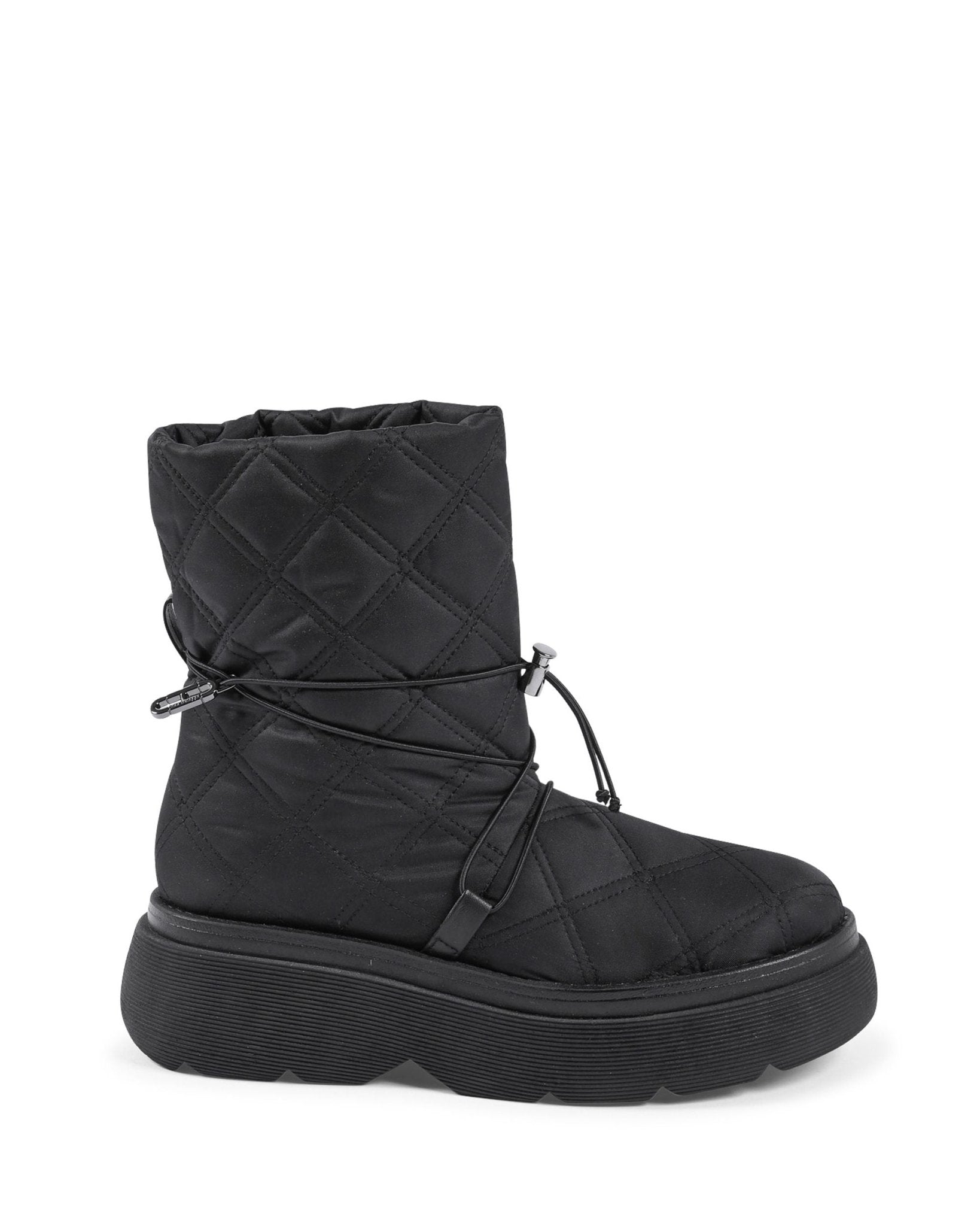 Dana Snow Short Boot - Black Luxury Winter Boot with Premium Construction - Style Queenz