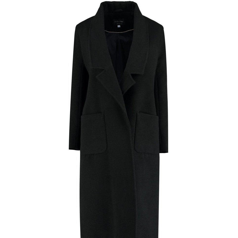 Black coat on a white background