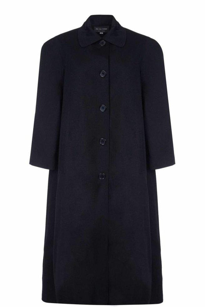 Black coat on a white background