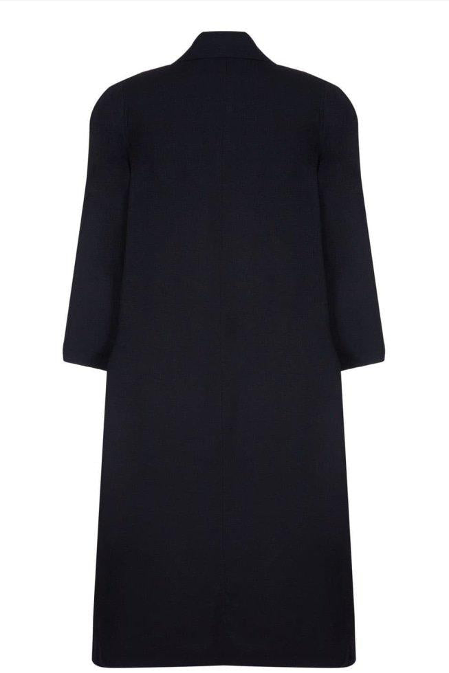 Black coat on a white background