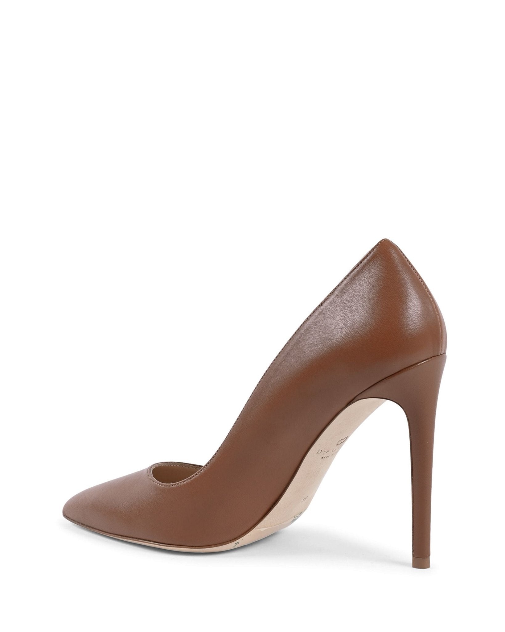 Dee Everywhere Cuba Leather Pump Heels - 10cm Heel with Golden Logo - Made in Italy - Style Queenz