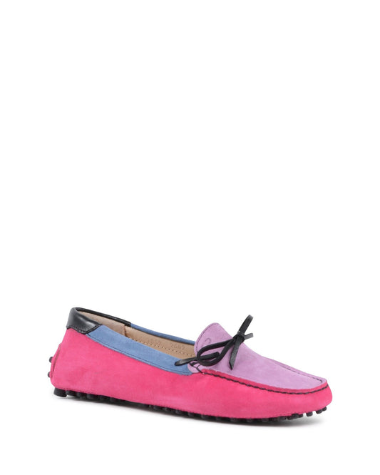 Dee In The Driver Seat Fuxia Suede Loafers - Italian Luxury - Style Queenz