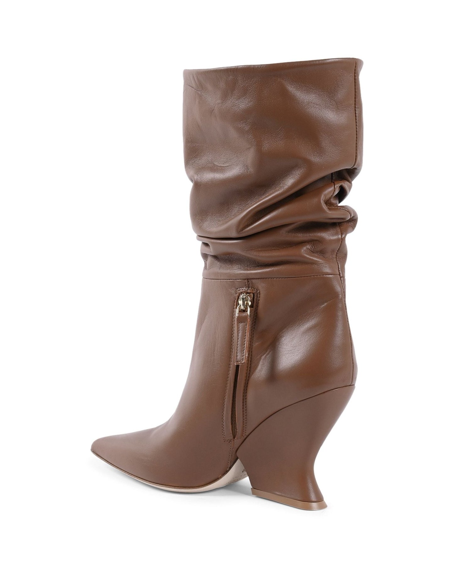 Dee Ocleppo Cady Boot Dark Brown Nappa Leather - Italian Designer Boots | Style Queenz - Style Queenz