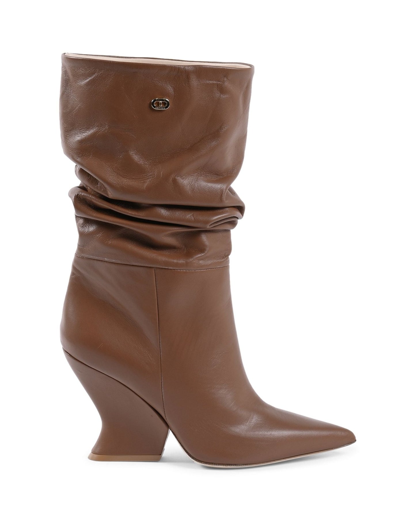 Dee Ocleppo Cady Boot Dark Brown Nappa Leather - Italian Designer Boots | Style Queenz - Style Queenz