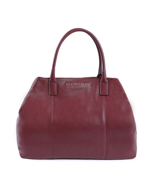 Dee Ocleppo Cornwall Bordeaux Leather Handbag - Italian Luxury Designer Bag - Style Queenz