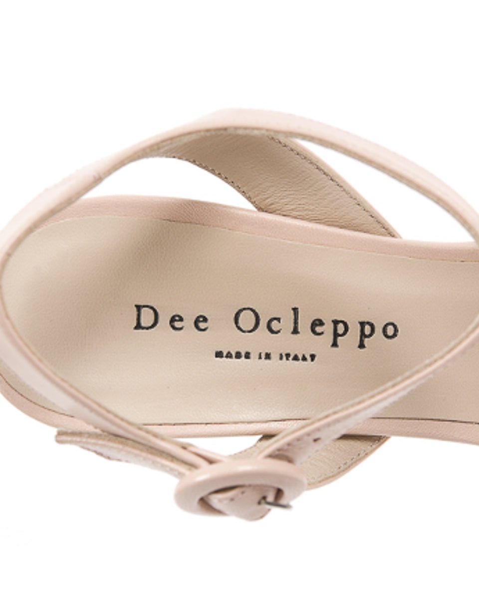 Dee Ocleppo DO18 Nude Leather Sandals - Italian Luxury Women's Heels 10cm - Style Queenz