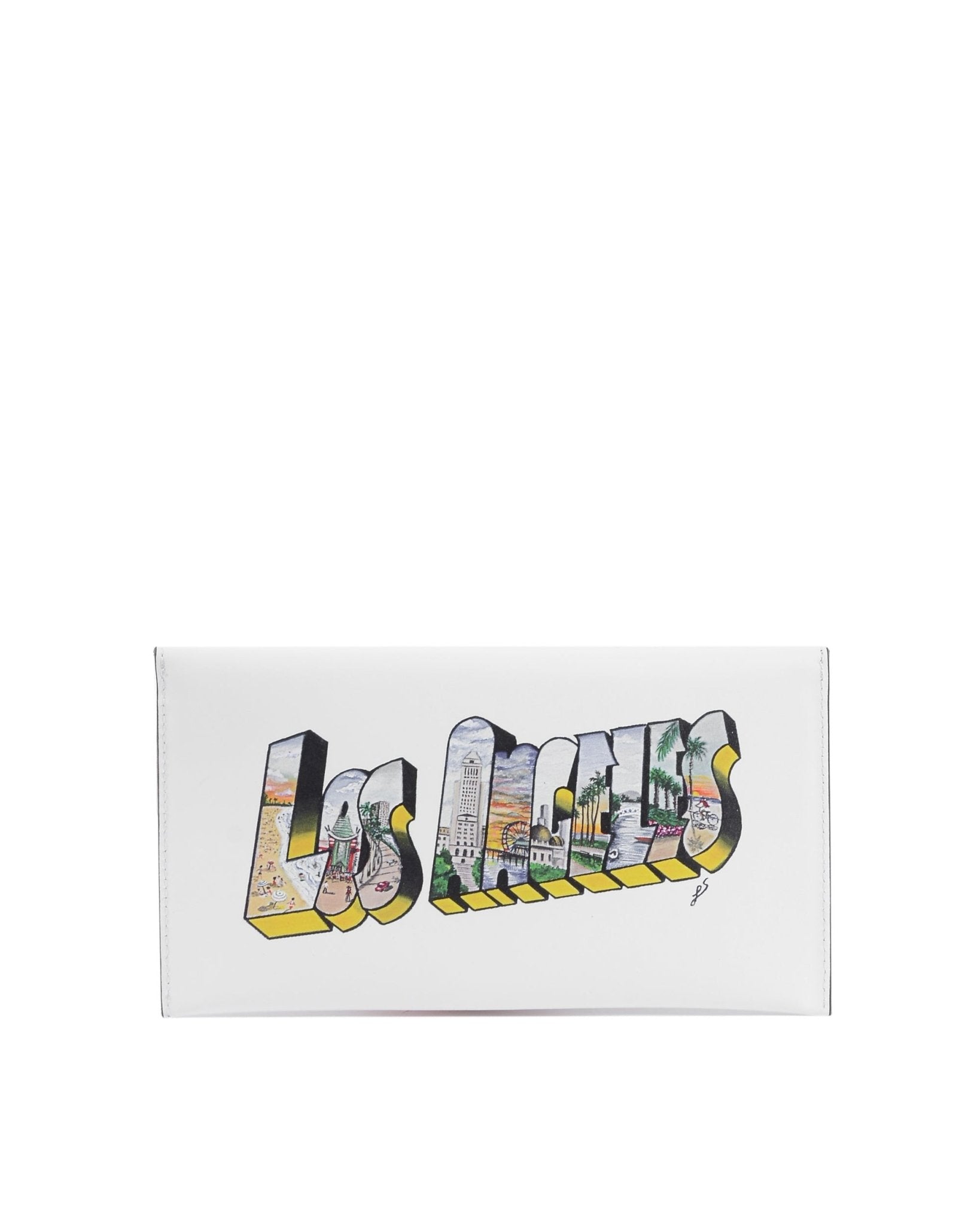 Dee Ocleppo Los Angeles Envelope Clutch White - Limited Edition Designer | Style Queenz - Style Queenz