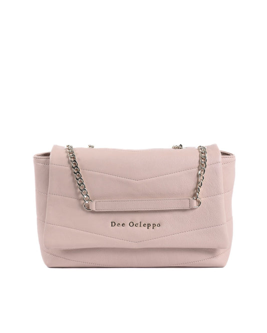 Dee Ocleppo Margot Pink Shoulder Bag - Italian Leather Designer Handbag | Women's Luxury Accessories - Style Queenz
