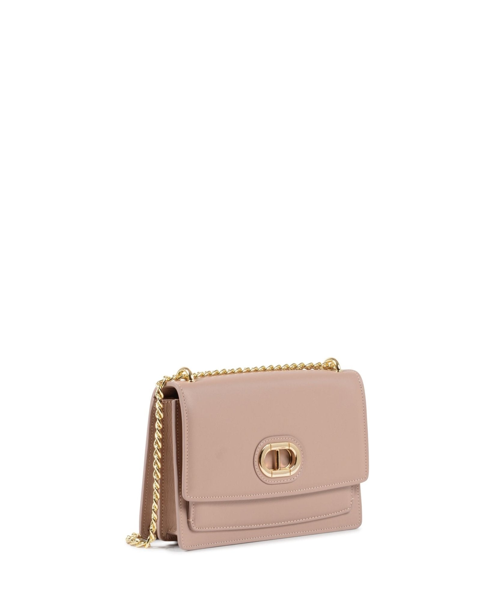 Dee Ocleppo Sauvage Crossbody Bag Nude - Italian Leather Designer Handbag | Style Queenz - Style Queenz