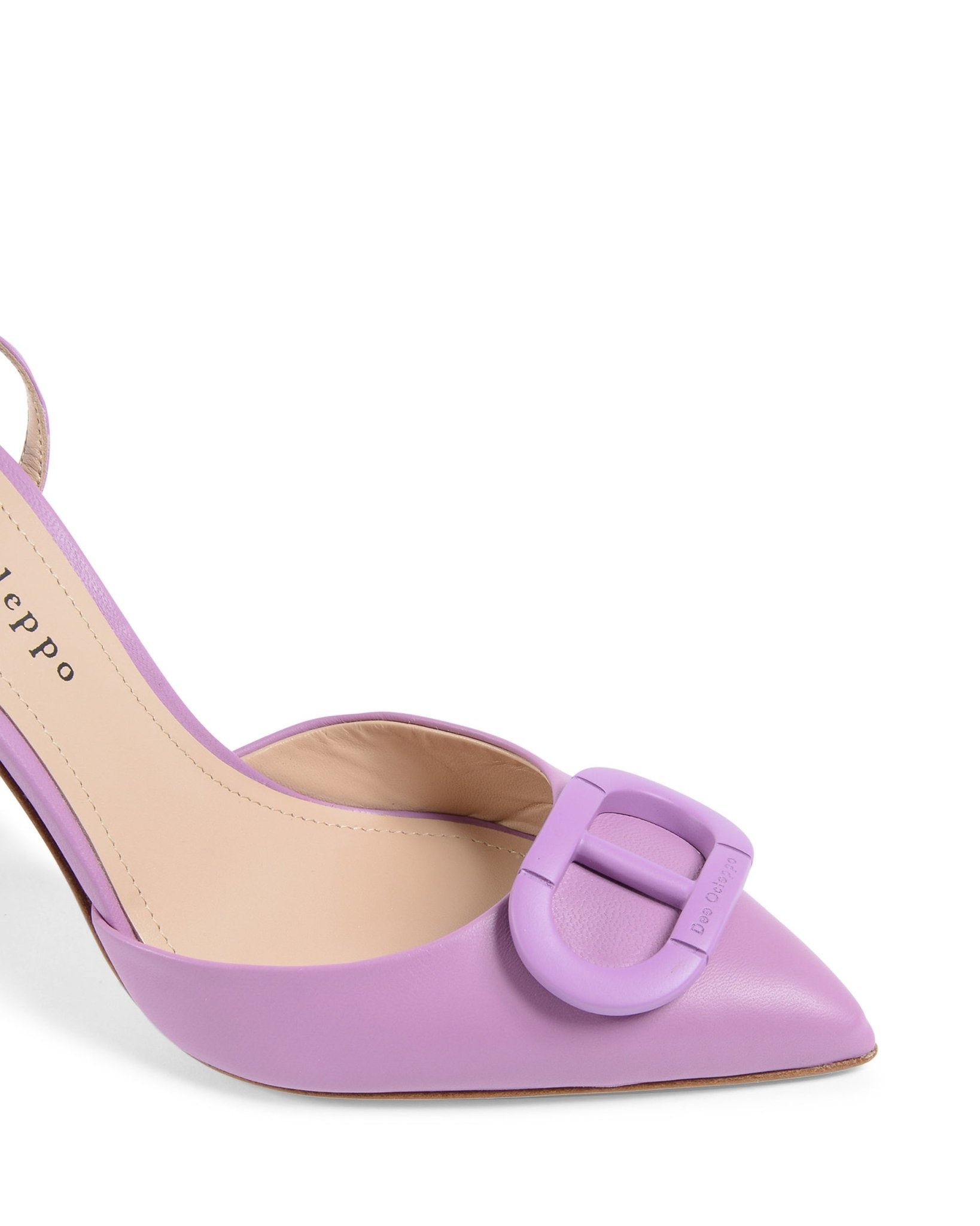 Dee Pandora Purple Leather Pump - Luxury Italian Stiletto Heels with Lace - Up Ties - Style Queenz