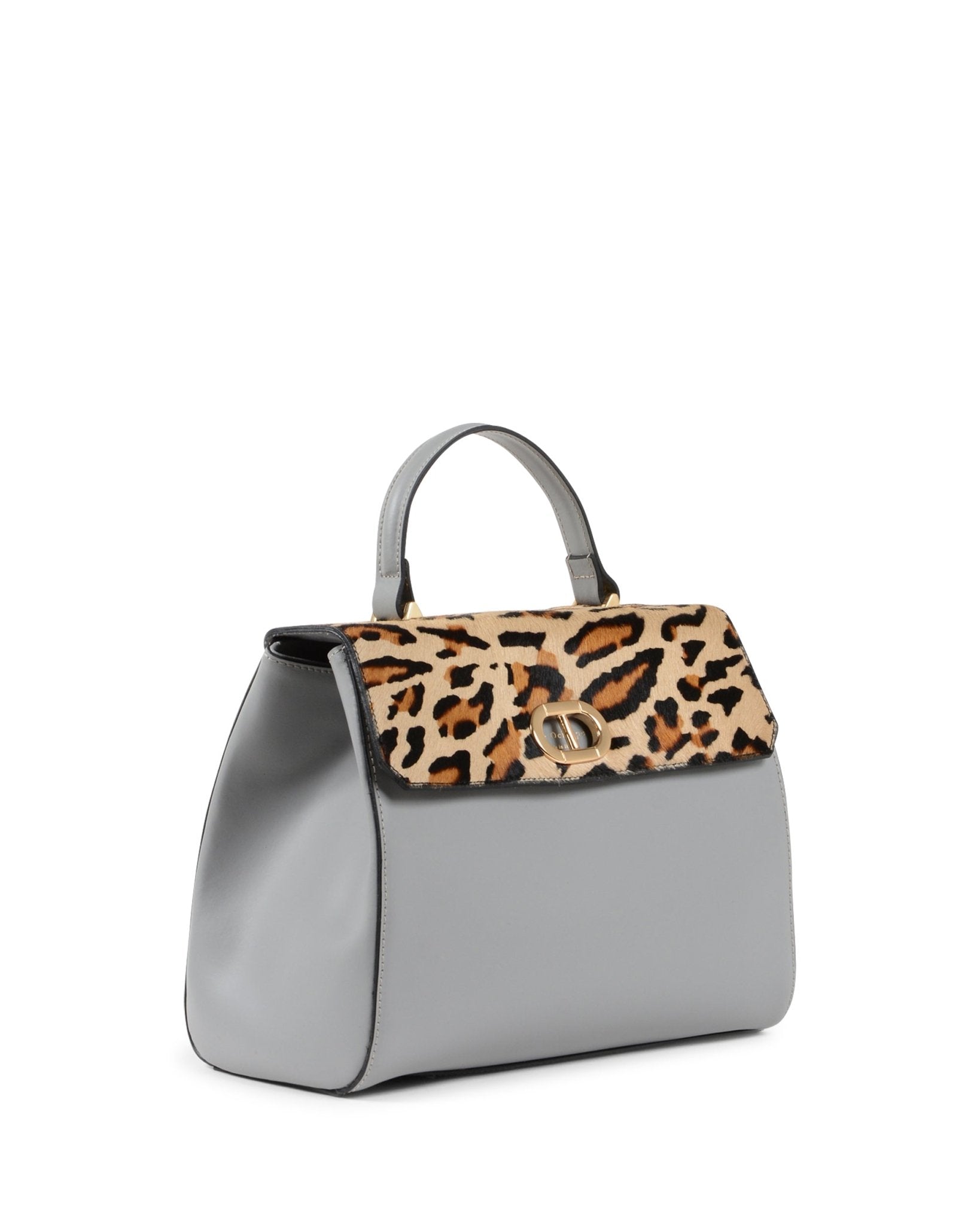 Dee Parma Pony Satchel - Leopard Print Italian Leather Handbag | Women's Designer Bag - Style Queenz