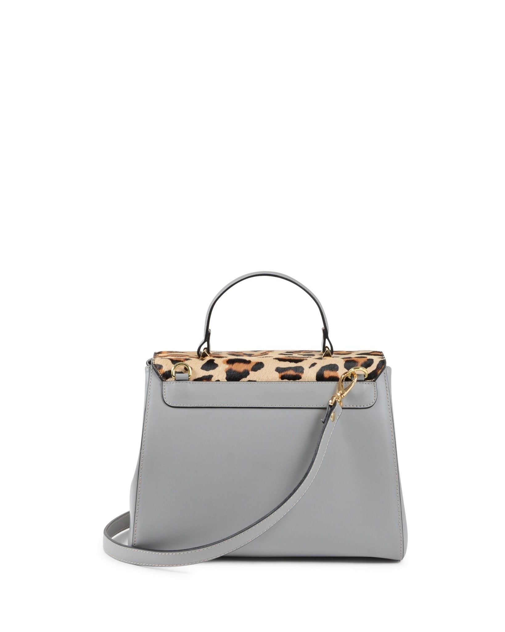Dee Parma Pony Satchel - Leopard Print Italian Leather Handbag | Women's Designer Bag - Style Queenz