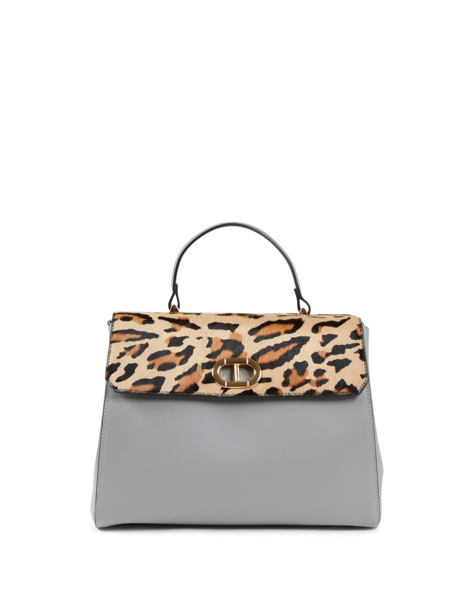 Dee Parma Pony Satchel - Leopard Print Italian Leather Handbag | Women's Designer Bag - Style Queenz