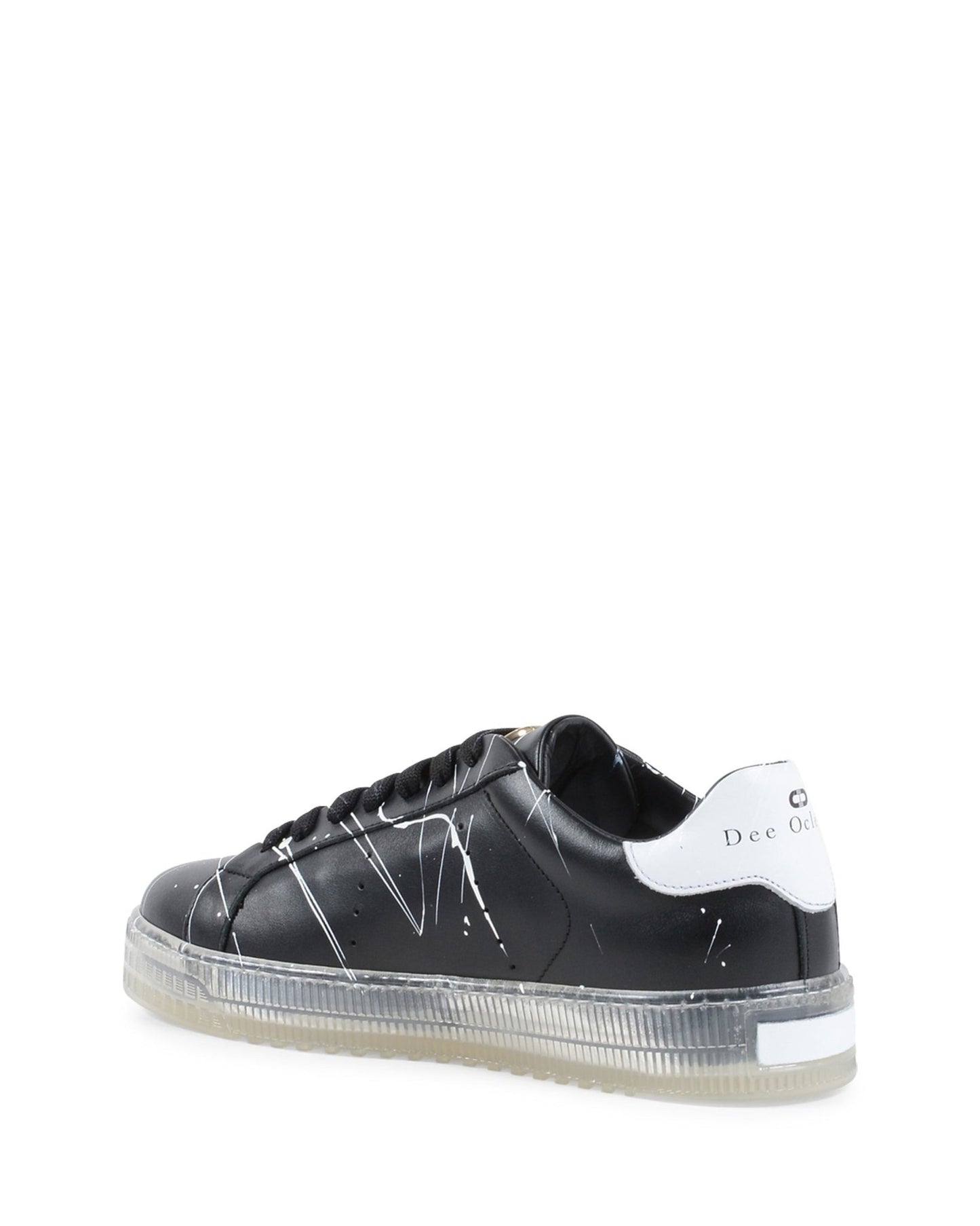 Dee Splatter Sneakers Black White - Italian Luxury Designer Footwear - Style Queenz