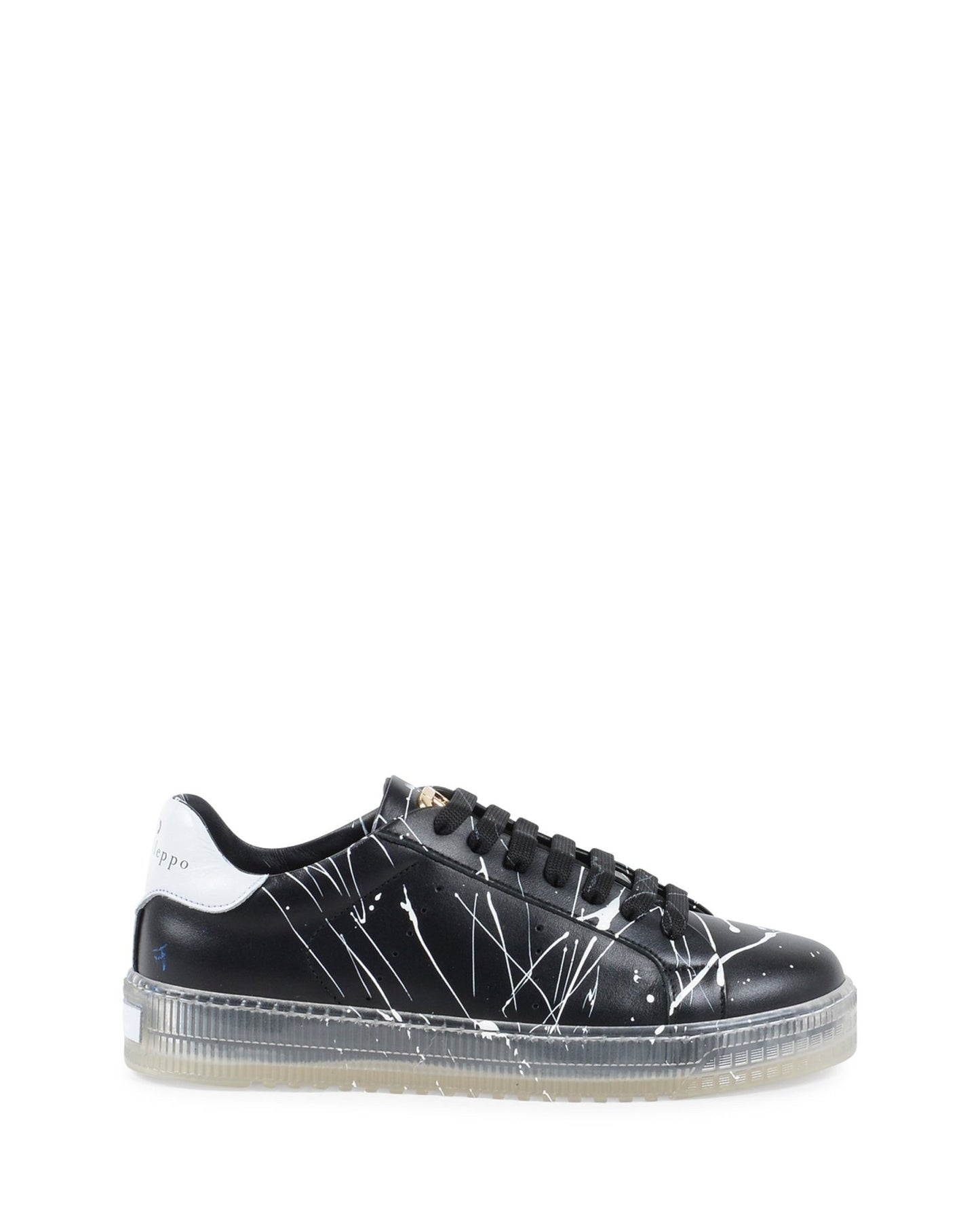 Dee Splatter Sneakers Black White - Italian Luxury Designer Footwear - Style Queenz