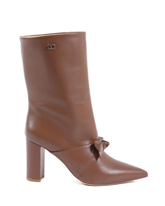 Dominic Designer Short Boot Cuba - Italian Leather Pointed Toe Boots - Style Queenz