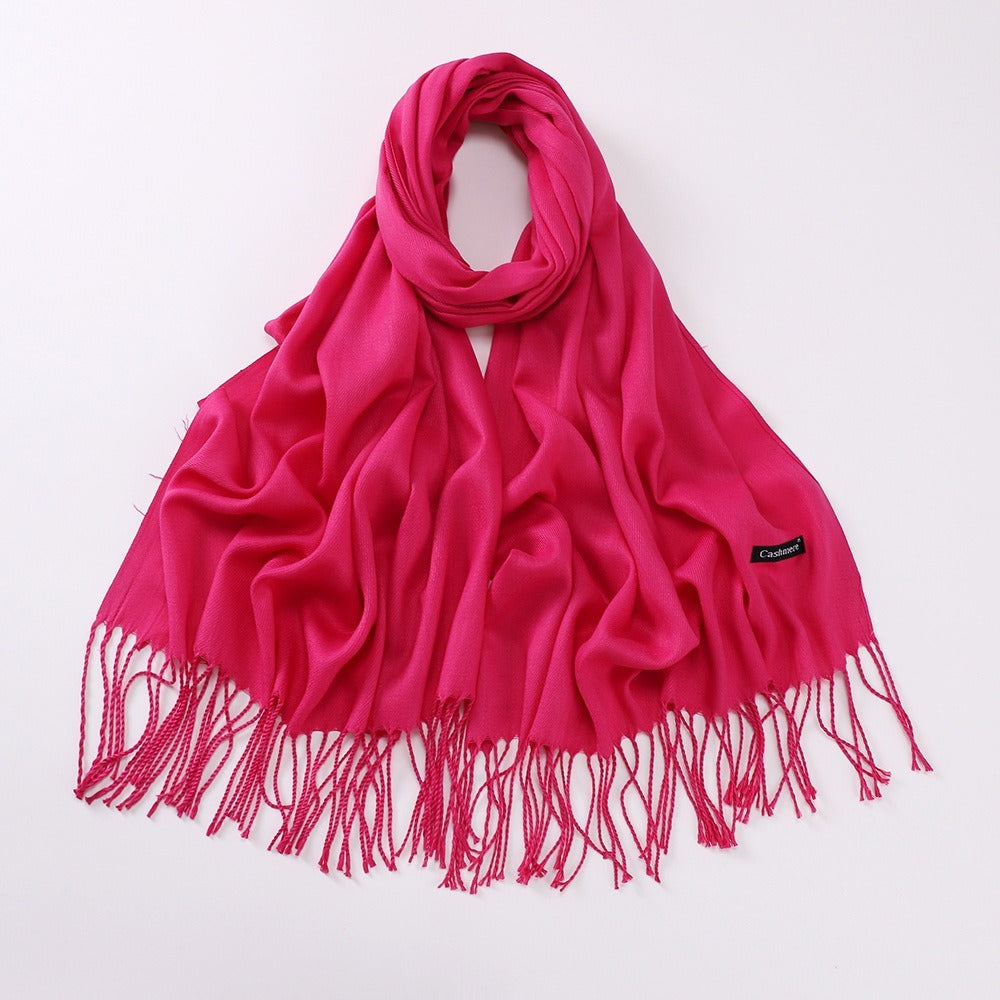 Women's Soft Cashmere-Feel Long Scarf