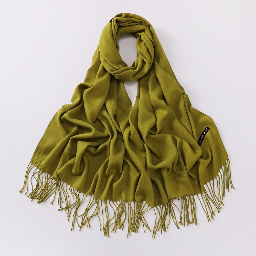 Women's Soft Cashmere-Feel Long Scarf