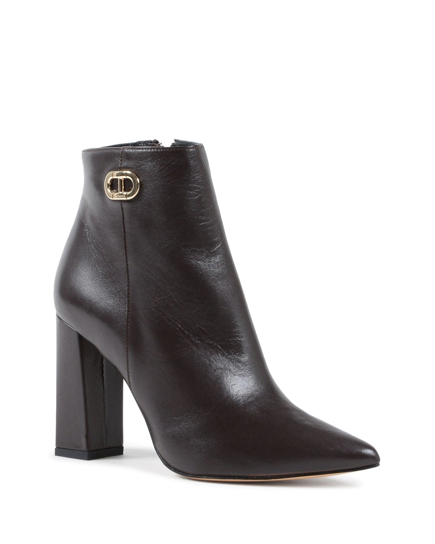Elizabeth Ankle Boot - Italian Leather Pointed Toe Bootie with 10cm Heel - Style Queenz