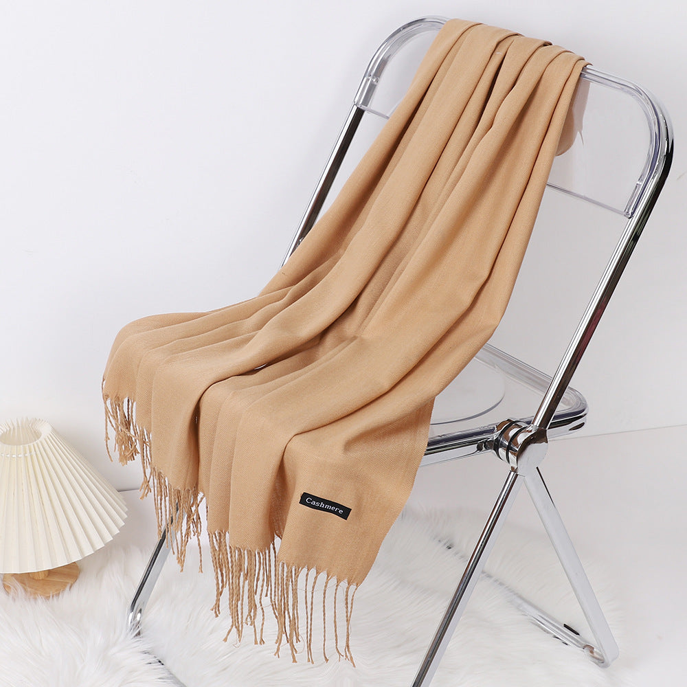 Women's Soft Cashmere-Feel Long Scarf