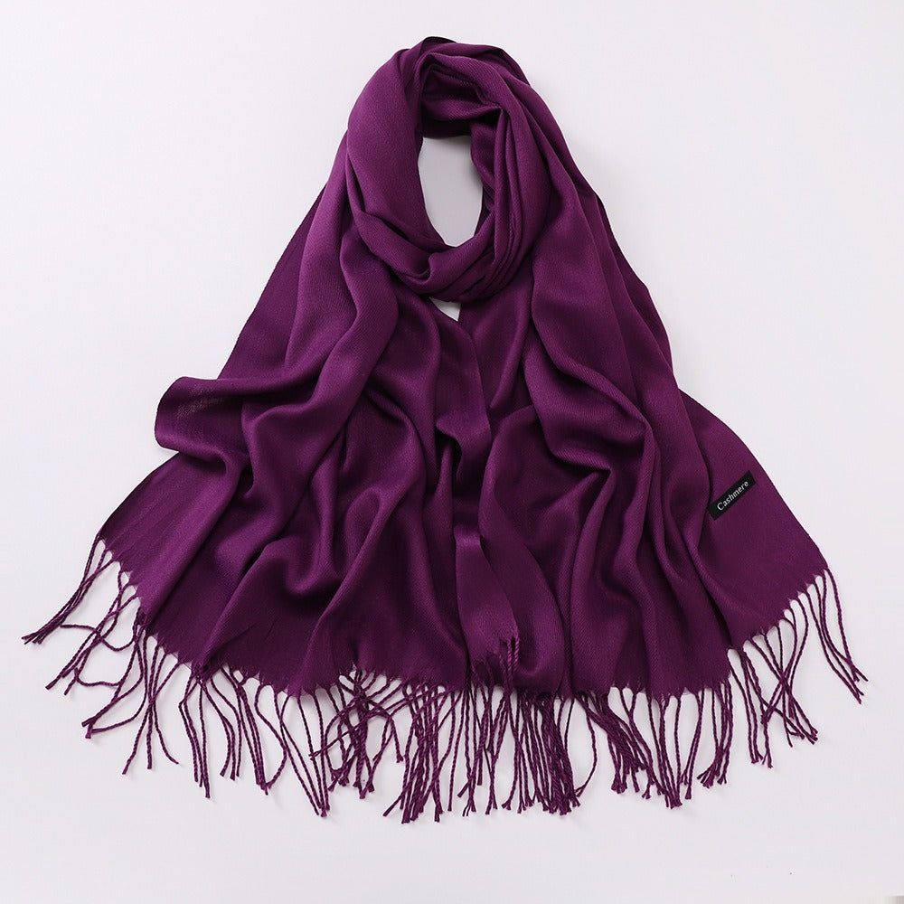 Women's Soft Cashmere-Feel Long Scarf