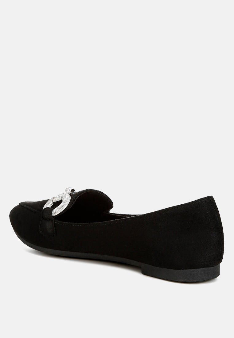 Fembot Horsebit Loafers - Flexible Slip - On Shoes with Metal Detail - Style Queenz