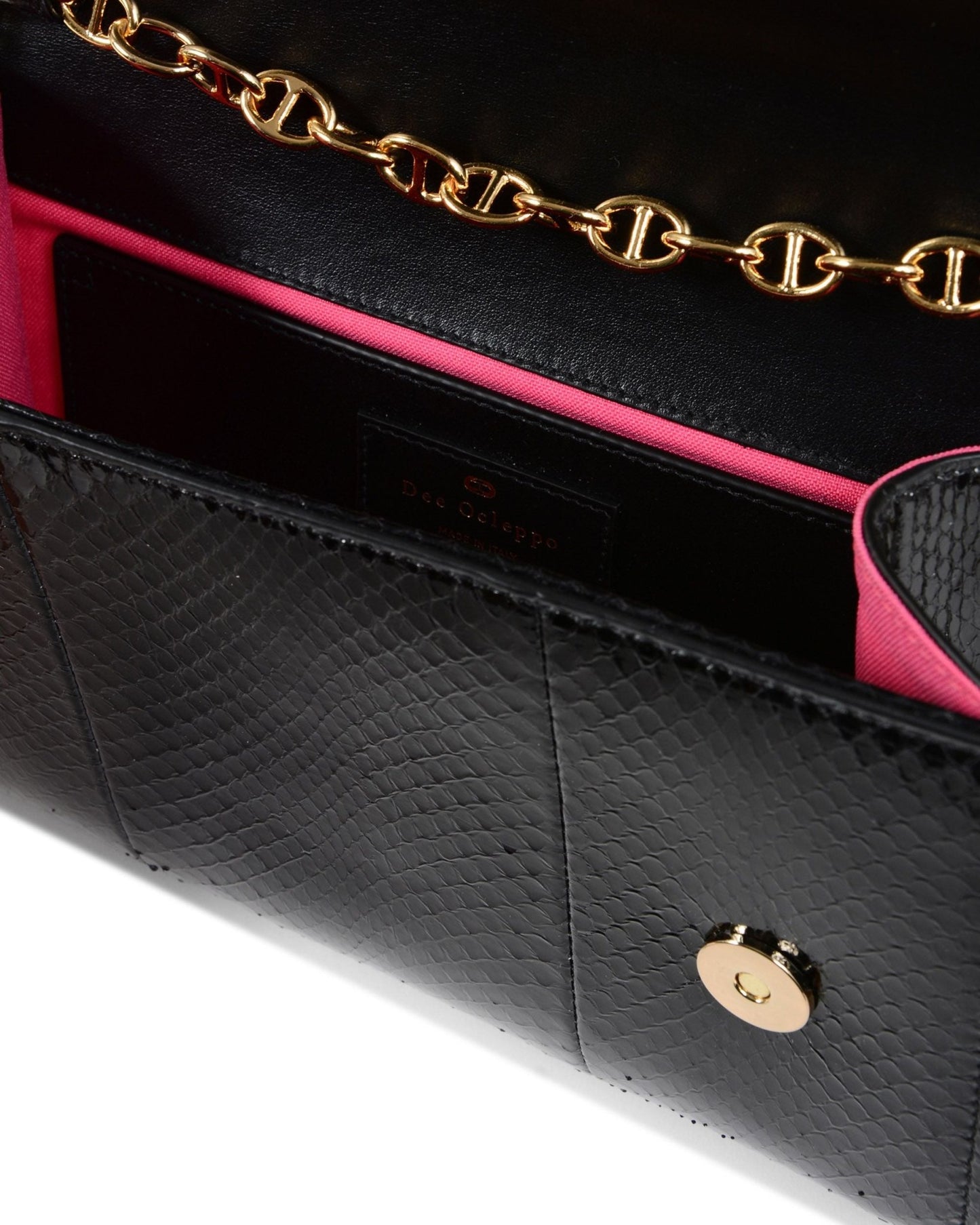 Firenze Python Clutch - Luxury Italian Leather Evening Handbag - Style Queenz