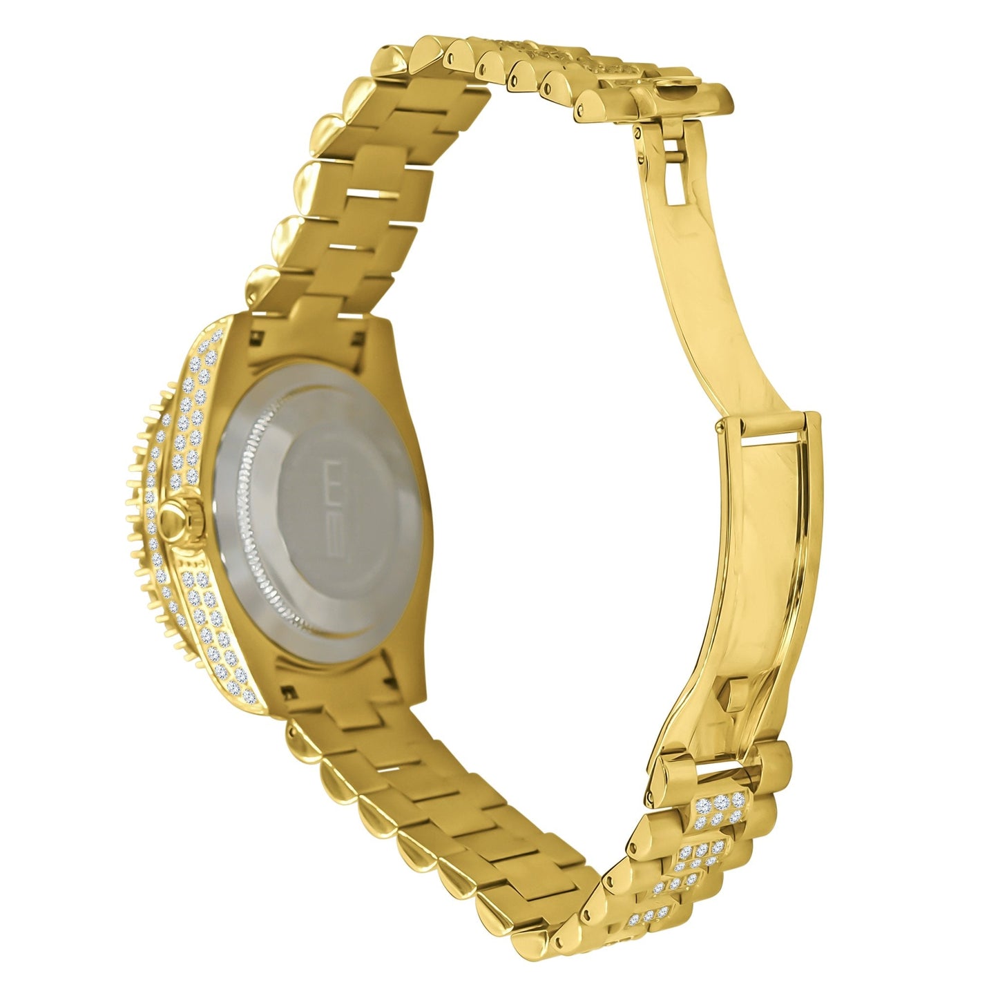 FORTE Steel CZ Watch - Water Resistant Luxury Timepiece | 48mm Miyota Movement - Style Queenz