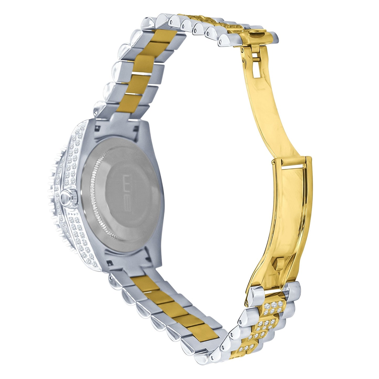 FORTE Steel CZ Watch - Water Resistant Luxury Timepiece | 48mm Miyota Movement - Style Queenz
