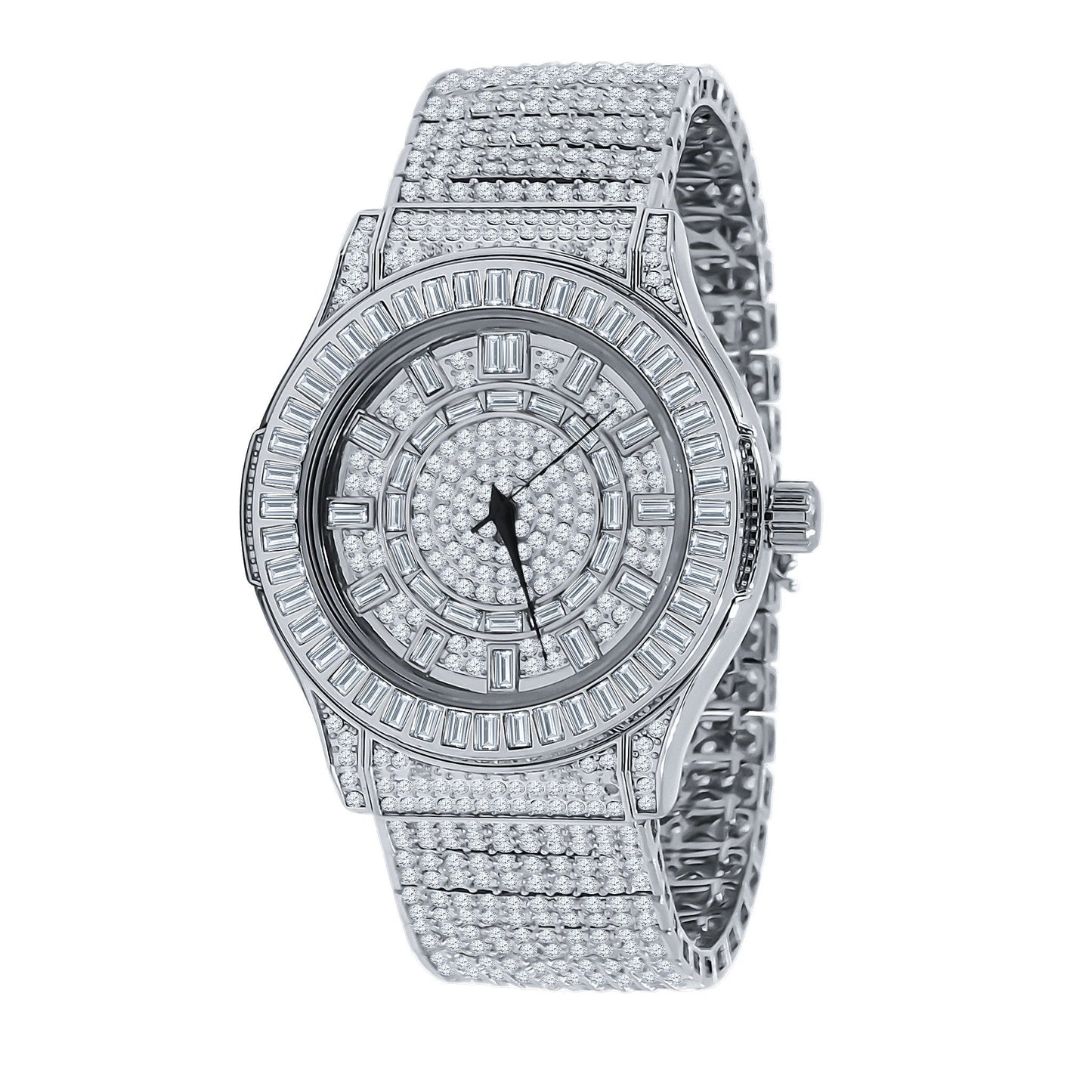 Gallant CZ Watch - Stainless Steel Iced Out Hip Hop Timepiece - Style Queenz