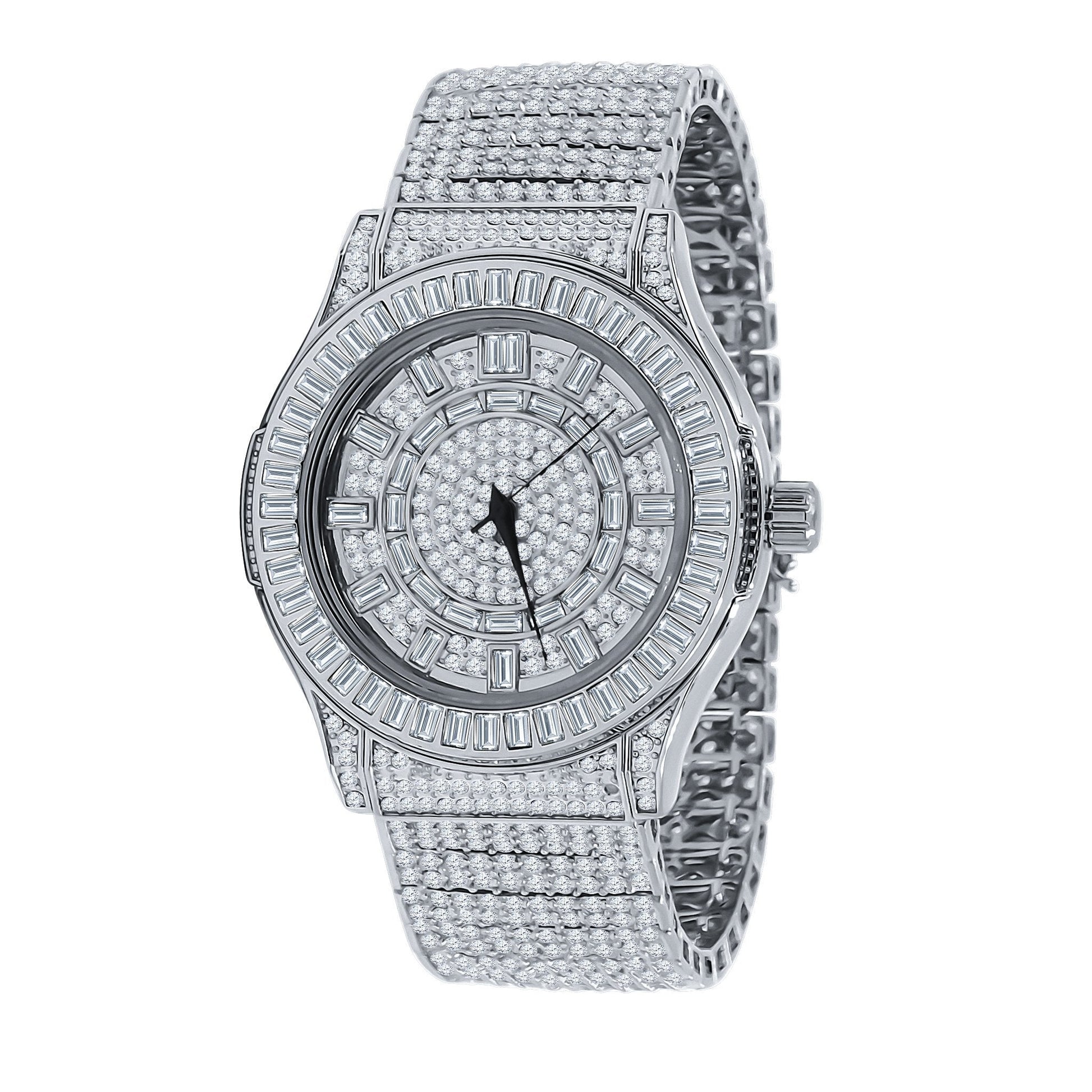 Gallant CZ Watch - Stainless Steel Iced Out Hip Hop Timepiece - Style Queenz