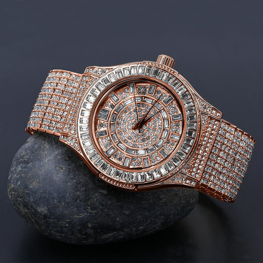 Gallant CZ Watch - Stainless Steel Iced Out Hip Hop Timepiece - Style Queenz