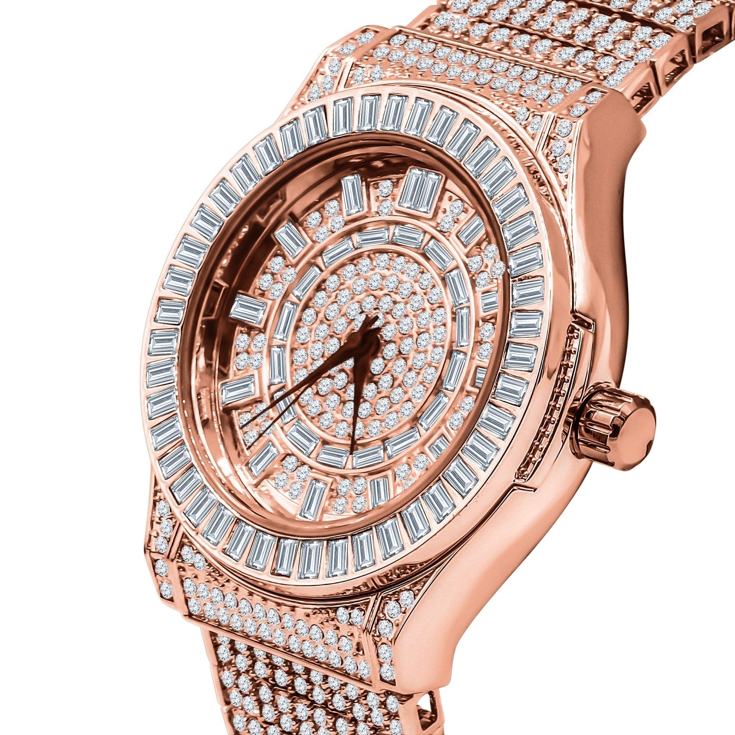 Gallant CZ Watch - Stainless Steel Iced Out Hip Hop Timepiece - Style Queenz
